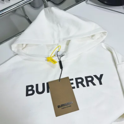 Худи Burberry Frontside Contrast Up Logo Burberry "White" фото № 6