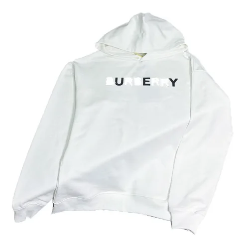 Худи Burberry Frontside Contrast Up Logo Burberry "White"