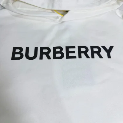Худи Burberry Frontside Contrast Up Logo Burberry "White" фото № 3