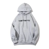 Худи Carhartt With Text Logo In The Center "Gray"