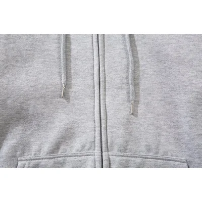 Худи Carhartt With Text Logo ZIP "Gray" фото № 2