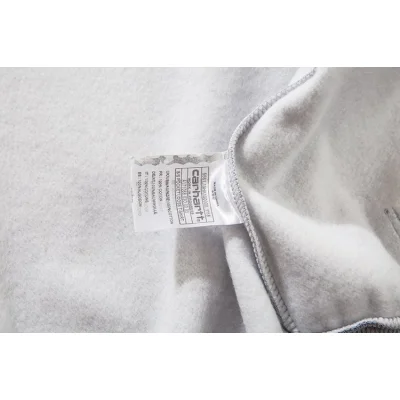 Худи Carhartt With Text Logo ZIP "Gray" фото № 5