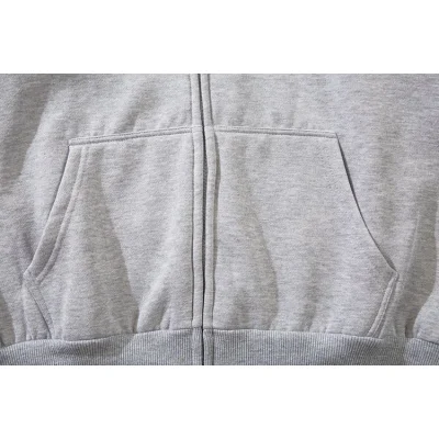 Худи Carhartt With Text Logo ZIP "Gray" фото № 7