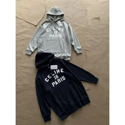 Худи Celine Number 16 "Gray" фото № 3