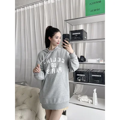 Худи Celine Number 16 "Gray" фото № 4