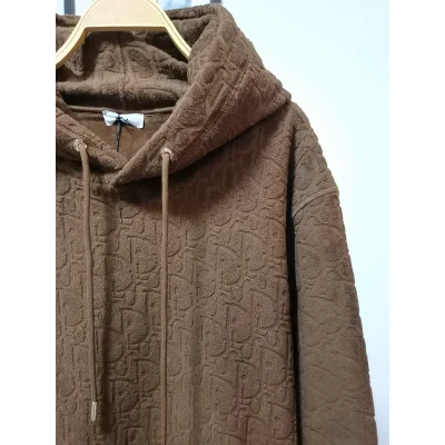 Худи Dior Branded Print "Brown" фото № 4