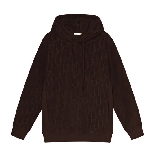 Худи Dior Branded Print "Brown"