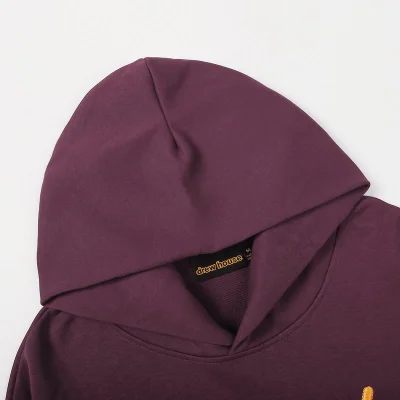 Худи Drew House Yellow Text Logo "Vinous" фото № 7