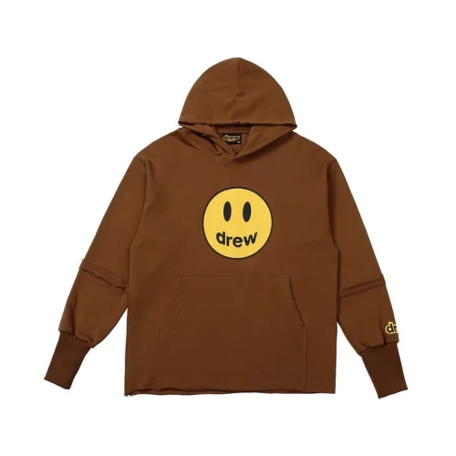 Худи Drew House Print — Yellow Smile "Brown"