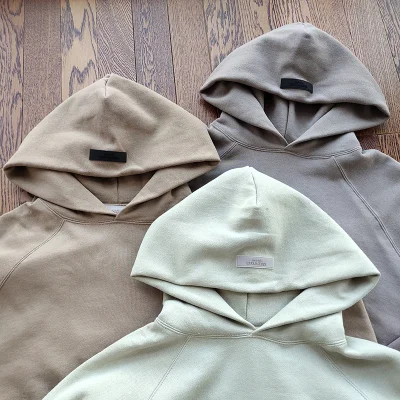 Худи Fear Of God Logo Patch On The Hood "Gray/Black" фото № 3