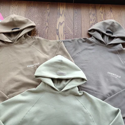 Худи Fear Of God Logo Patch On The Hood "Gray/Black" фото № 4