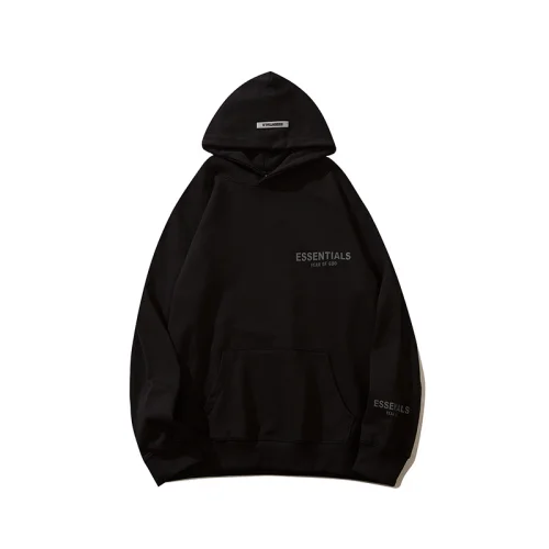 Худи Fear Of God Reflective Text "Black"