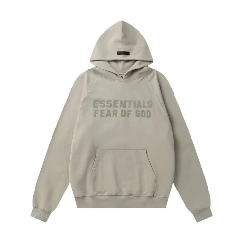 Худи Fear Of God Text Logo In The Center "Gray"