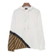 Худи Fendi Roma Upside Down Letters "White"