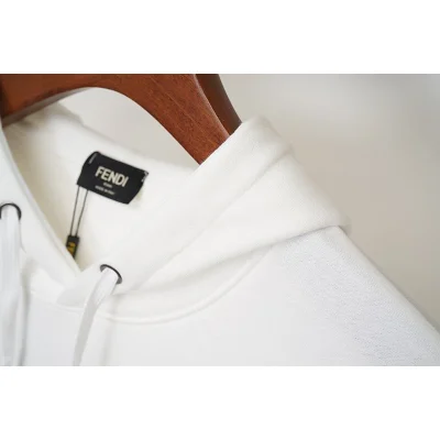 Худи Fendi Roma Upside Down Letters "White" фото № 3
