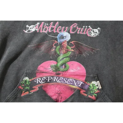 Худи Four Caccus X Represent Valentines Day "Gray" фото № 9