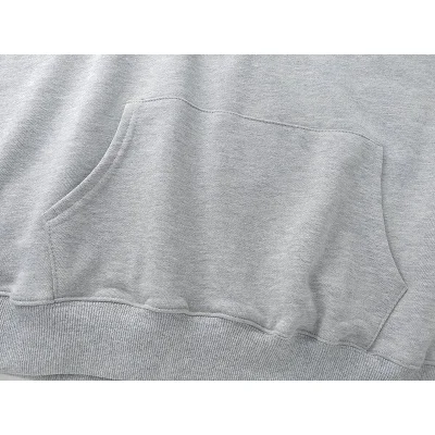 Худи Gallery Dept With Text Logo - Plain "Gray" фото № 4