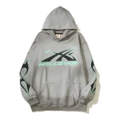 Худи Hellstar X Four Caccus With Logo - Cotton "Gray"