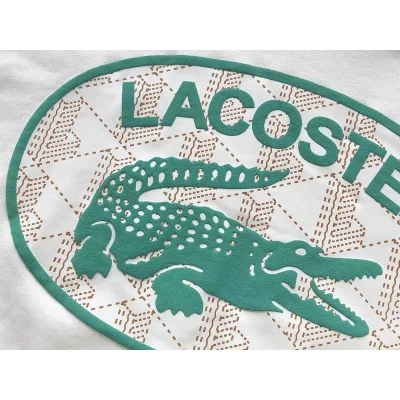 Худи Lacoste Wide Front Pocket And Big Embroidered Logo "White" фото № 3