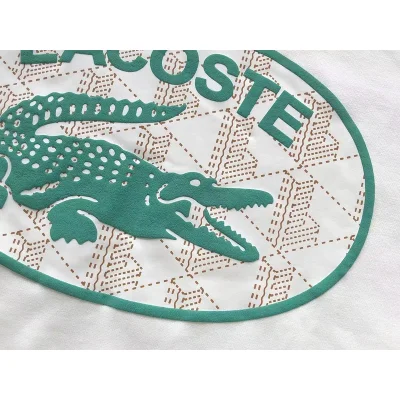 Худи Lacoste Wide Front Pocket And Big Embroidered Logo "White" фото № 4