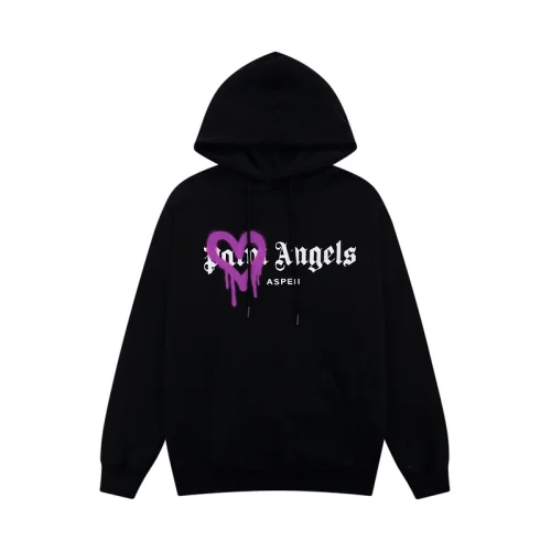 Худи Palm Angels Heart Paints "Black"