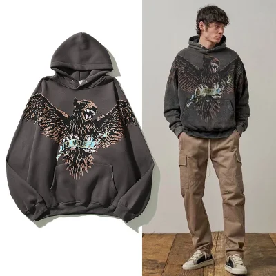 Худи Represent Toothy Bird "Gray" фото № 2 Худи Represent Toothy Bird "Gray" фото № 2