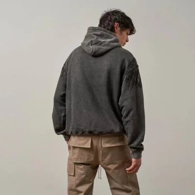 Худи Represent Toothy Bird "Gray" фото № 6 Худи Represent Toothy Bird "Gray" фото № 6