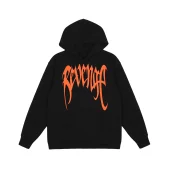 Худи Revenge Orange Skull Scream "Black"