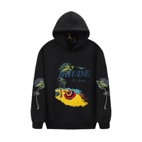 Худи Rhude With Beach Print "Black"