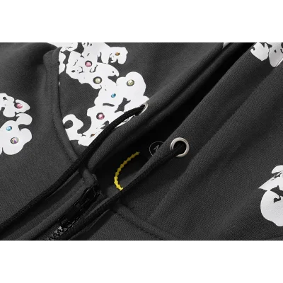 Худи Rocky With Rhinestones ZIP "Gray" фото № 7 Худи Rocky With Rhinestones ZIP "Gray" фото № 7