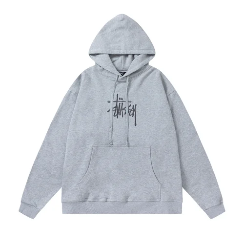 Худи Stussy Of One Color "Gray"