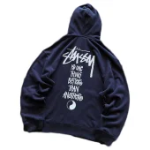 Худи Stussy Inscription Is One Thing Better Than Another "Blue"
