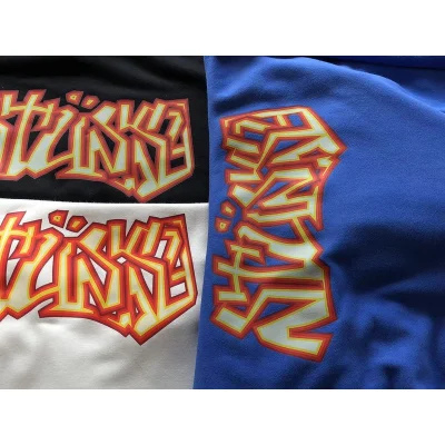 Худи Stussy Logo Inscription From Colorful Lines "White" фото № 5