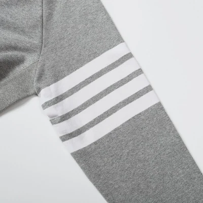 Худи Thom Browne With Stripes ZIP "Gray/White" фото № 8