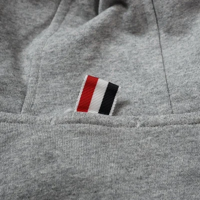 Худи Thom Browne With Stripes ZIP "Gray/White" фото № 7