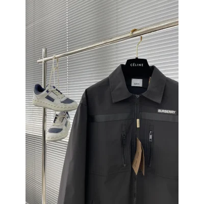 Куртка Burberry White Logo On Black Stripe Miu Miu "Black" фото № 2 Куртка Burberry White Logo On Black Stripe Miu Miu "Black" фото № 2