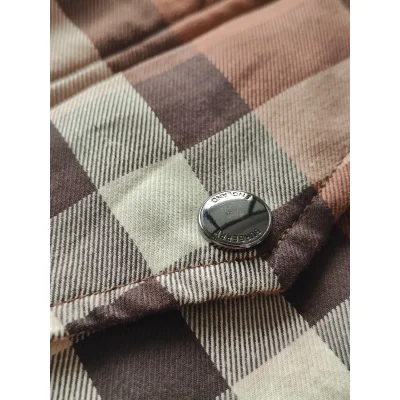 Куртка Burberry Bilaterial Brown Allsides Rombes Print "Brown" фото № 7