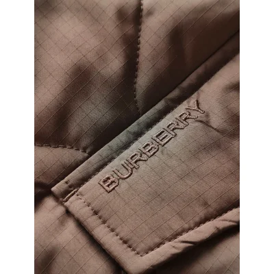 Куртка Burberry Bilaterial Brown Allsides Rombes Print "Brown" фото № 6