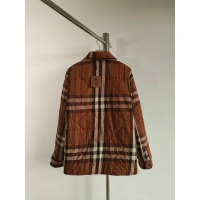 Куртка Burberry Bilaterial Brown Allsides Rombes Print "Brown" фото № 5