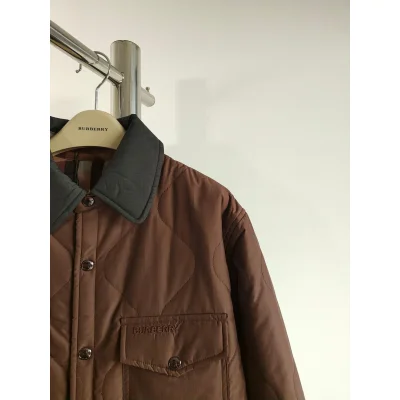 Куртка Burberry Bilaterial Brown Allsides Rombes Print "Brown" фото № 2