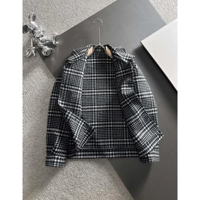 Куртка Christian Dior Mini Squares White Outlines Print "Black" фото № 7