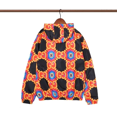 Куртка GUCCI Monogram "Black/Orange/Blue" фото № 2