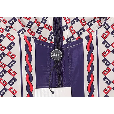 Ветровка Gucci Many Small Letters Print "White/Violet" фото № 8 Ветровка Gucci Many Small Letters Print "White/Violet" фото № 8