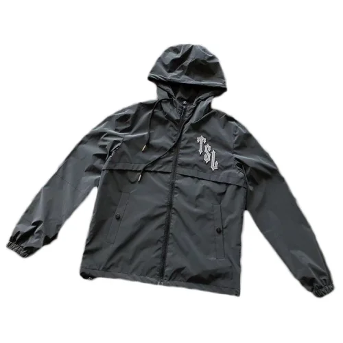 Ветровка Trapstar Small Logo And Front Pockets Decorated By Buttons "Gray"