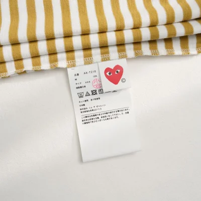 Лонгслив Comme des Garçons Red Logo Colors "Brown" фото № 6