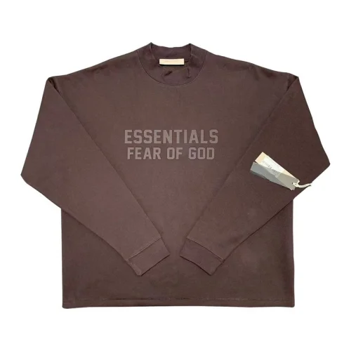 Лонгслив Fear Of God Text Logo "Vinous"