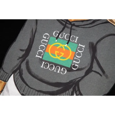 Лонгслив Gucci Bear In Clothes "Black" фото № 6