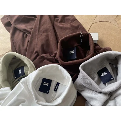 Водолазка Kith Small Embroidered Logo "Brown" фото № 3