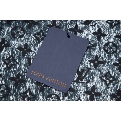 Лонгслив Louis Vuitton Silver Style With Logos "Gray/Black" фото № 5