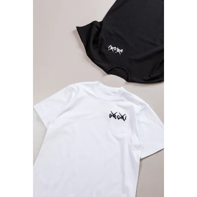 Футболка Sacai Casual "White" фото № 2